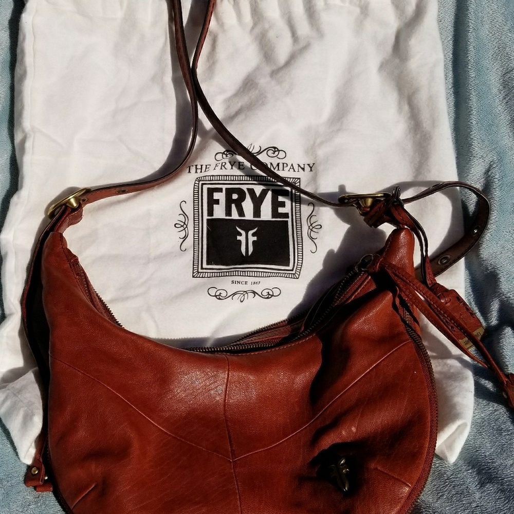 Frye Belle Bohemian Crossbody Bag Whiskey